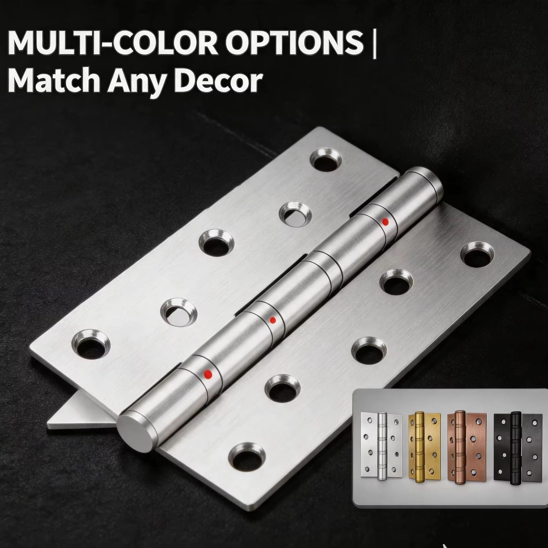 Furniture Hardware Hinges - Stainless Steel Mute Hinge Room Door