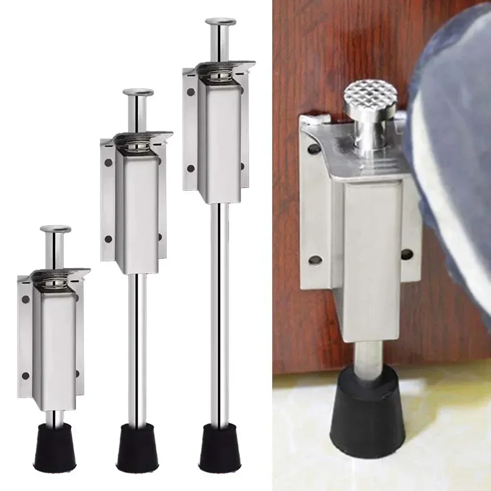 Door Stopper Heavy - Spring Door Stopper Foot Kickdown Stop