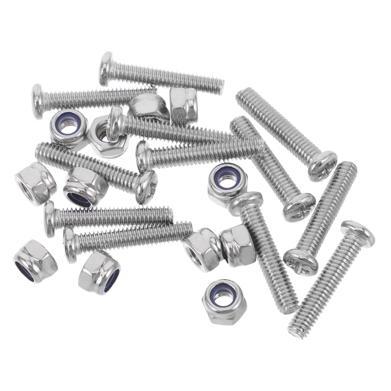 Furniture Hardware Nut - 12Sets Foosball Screws Nuts Replacement M4x20mm