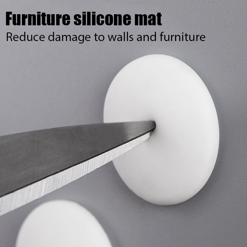 10pcs White Soft Silicone Wall - Door Stopper Heavy recensie en prijs
