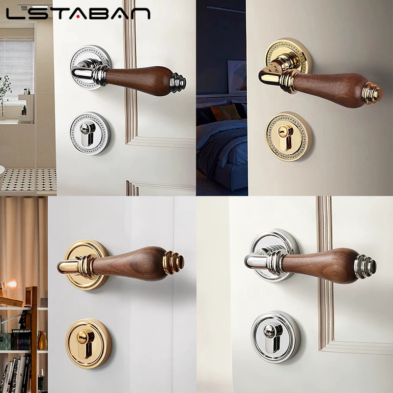 Euro Walnut Wood Handle Door L - Furniture Hardware Lock recensie en prijs