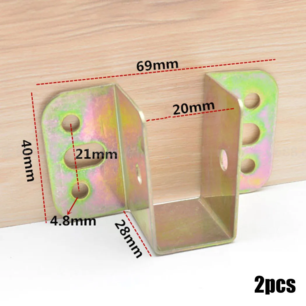 2pcs U Shaped Metal Bed Bracke - Furniture Hardware Hinges recensie en prijs