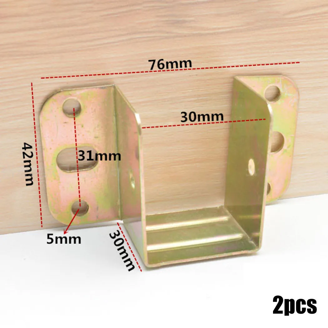 2pcs U Shaped Metal Bed Bracke - Furniture Hardware Hinges recensie en prijs