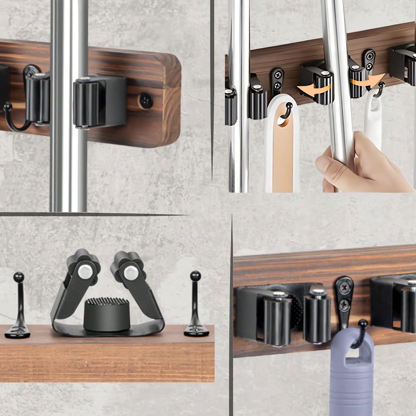 Mop Broom Holder Heavy Duty St - Door Stopper Heavy recensie en prijs