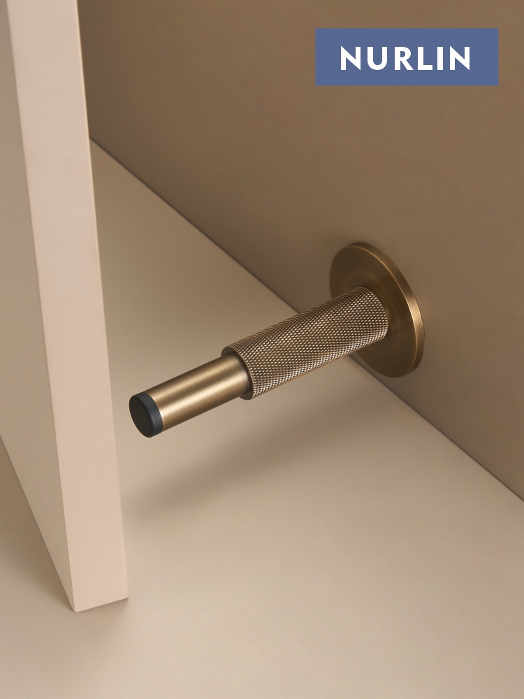 Nurlin Brass  Knurled Door Sto - Door Stopper Heavy recensie en prijs