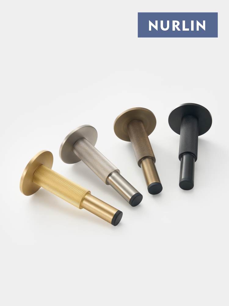 Nurlin Brass  Knurled Door Sto - Door Stopper Heavy recensie en prijs
