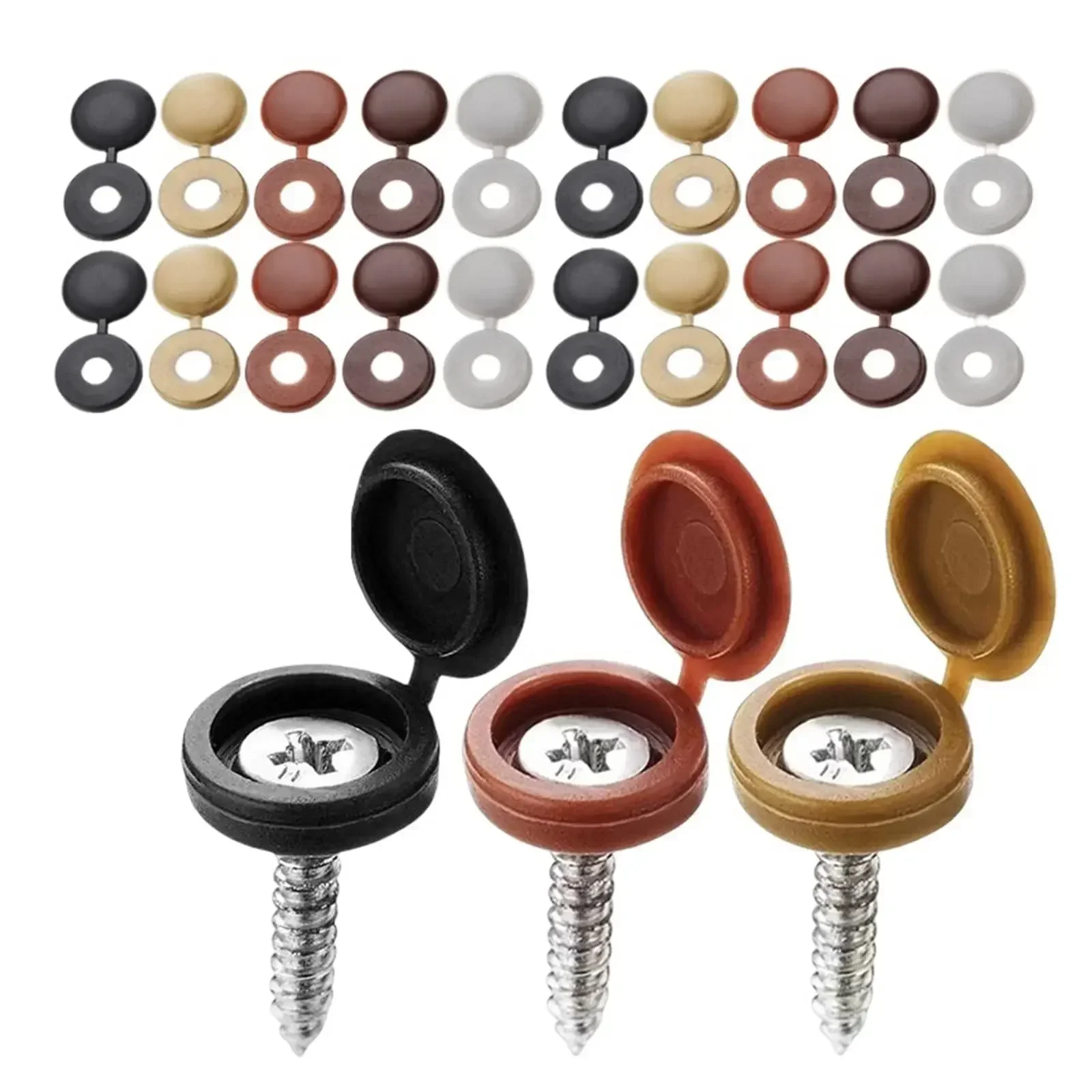 Hinged Plastic Screw Cap Cover - Furniture Hardware Hinges recensie en prijs