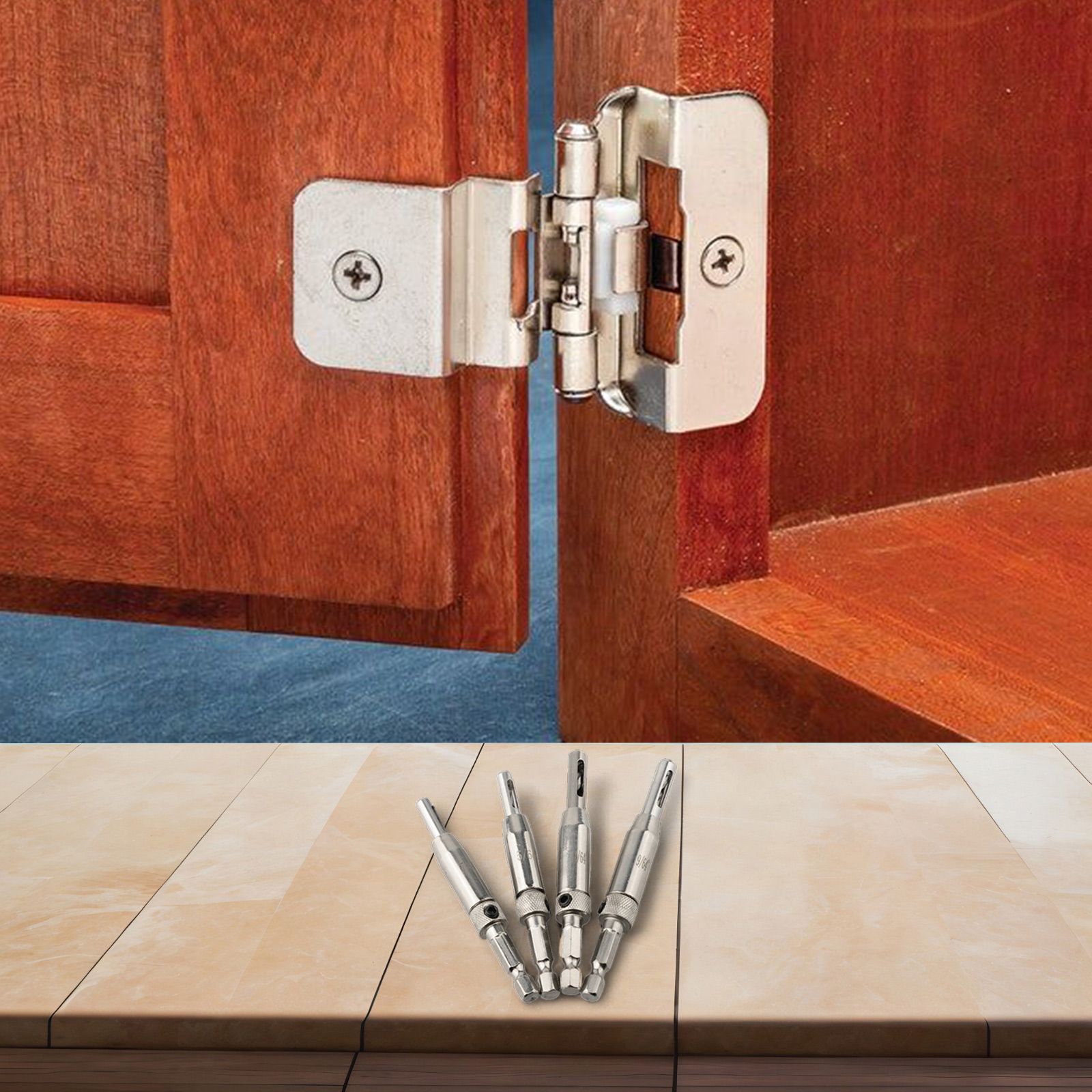 4Pcs/set Hinge Drill Bit Set S - Furniture Hardware Hinges recensie en prijs