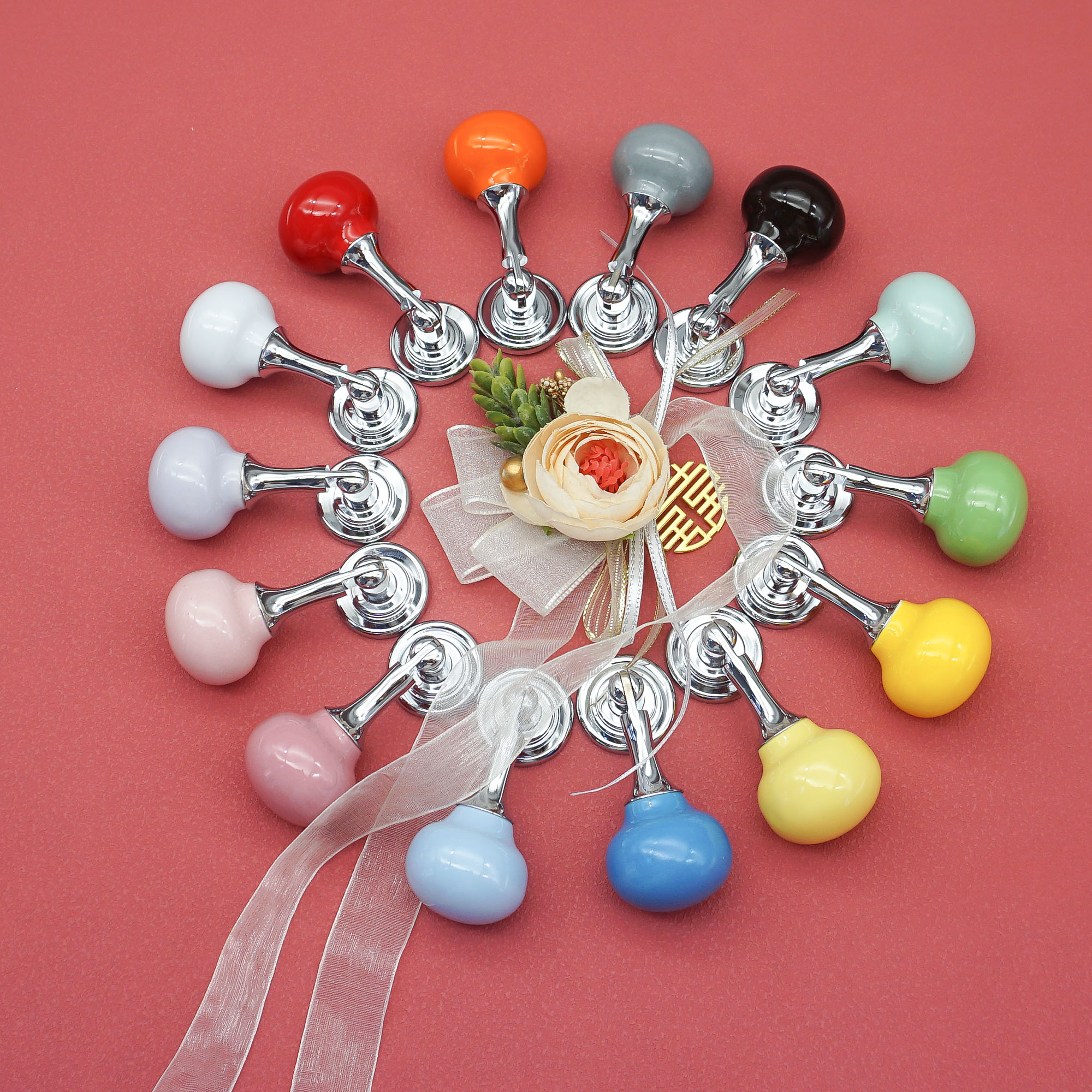 Ceramic Ball Cabinet Handles B - Furniture Hardware Drop Pulls recensie en prijs