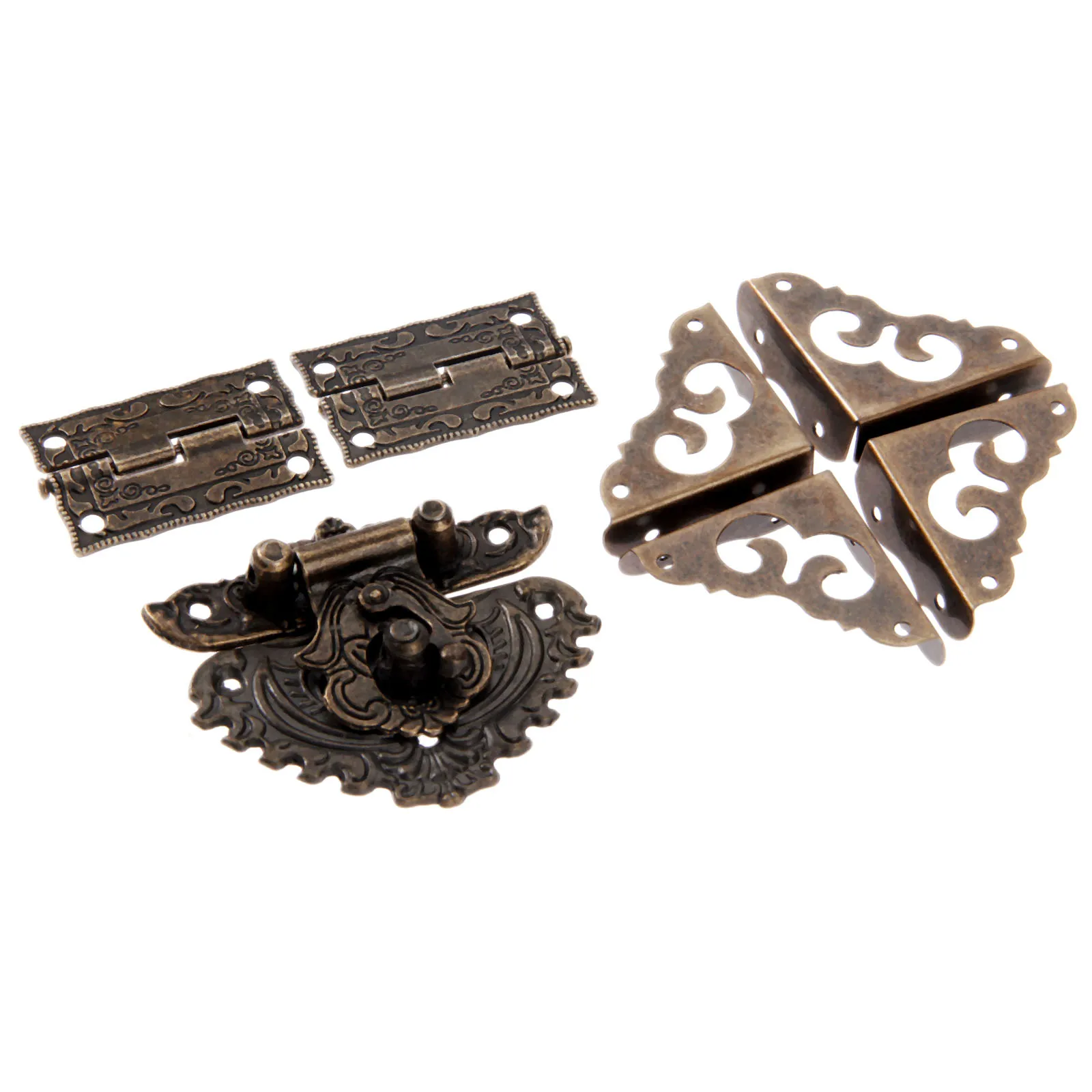 7pcs/set Antique Bronze Padloc - Furniture Hardware Hinges recensie en prijs