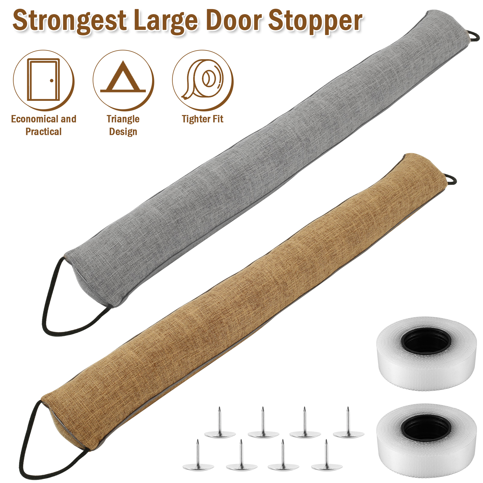 1/2Pcs Under Door Draft Stoppe - Door Stopper Heavy recensie en prijs