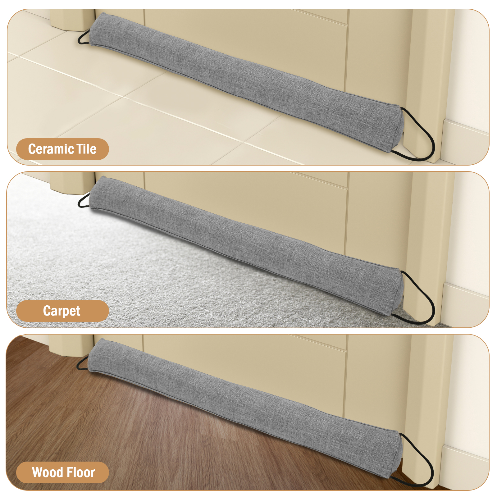 1/2Pcs Under Door Draft Stoppe - Door Stopper Heavy recensie en prijs