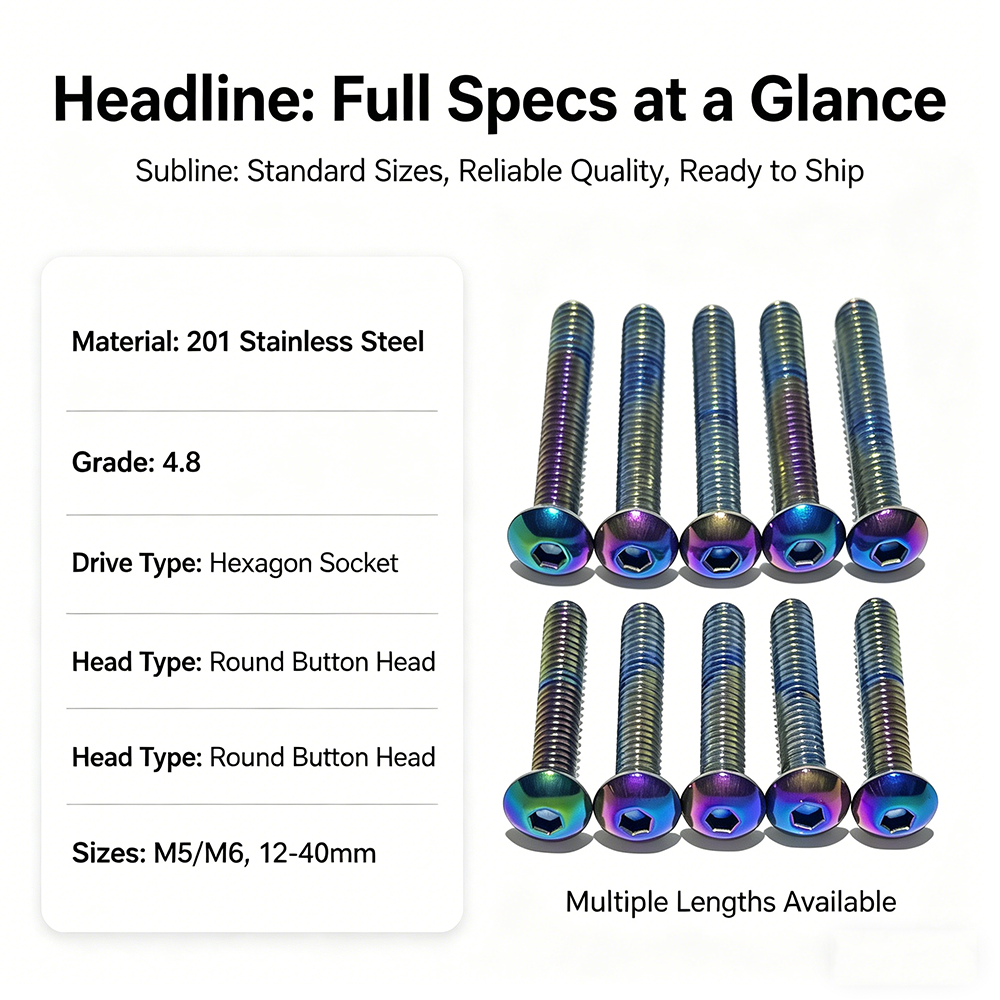 5pcs 201 Stainless Steel Round - Furniture Grade Hardware recensie en prijs