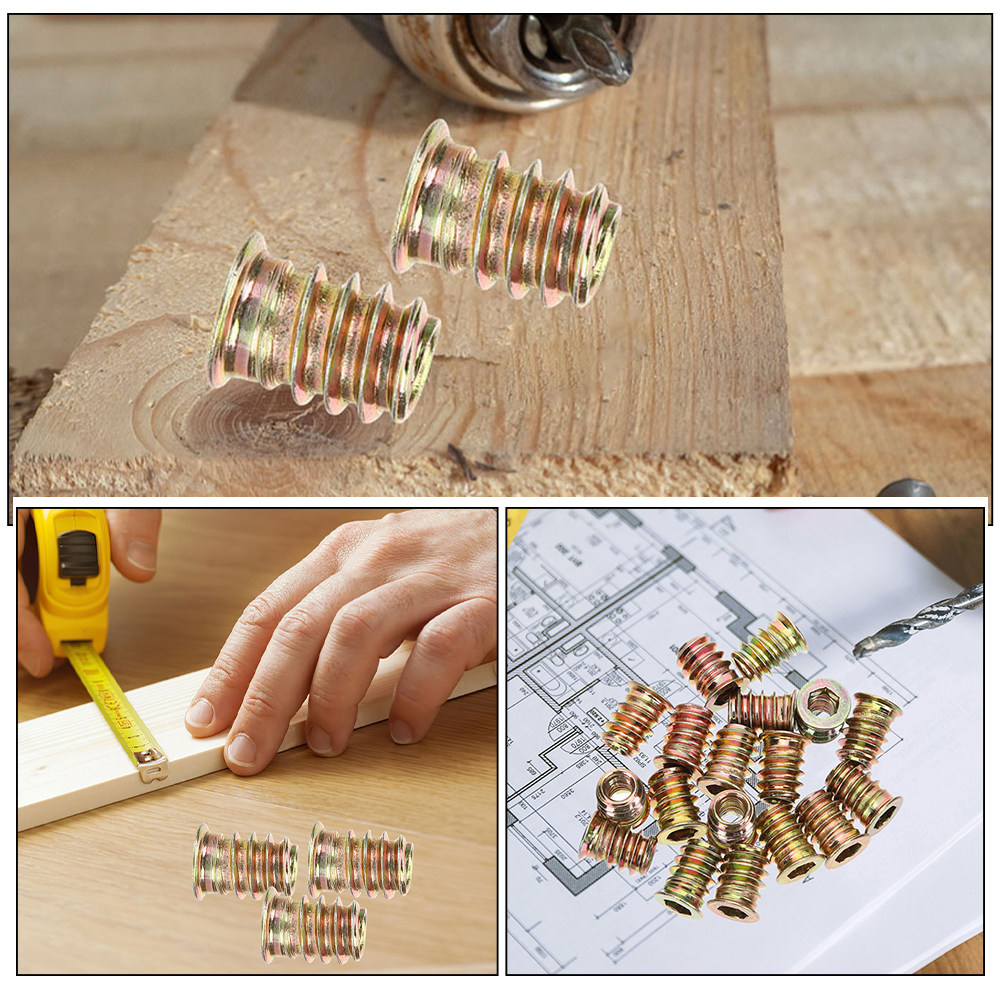 40Pcs Threaded Insert M6x13 Fu - Furniture Hardware Nut recensie en prijs