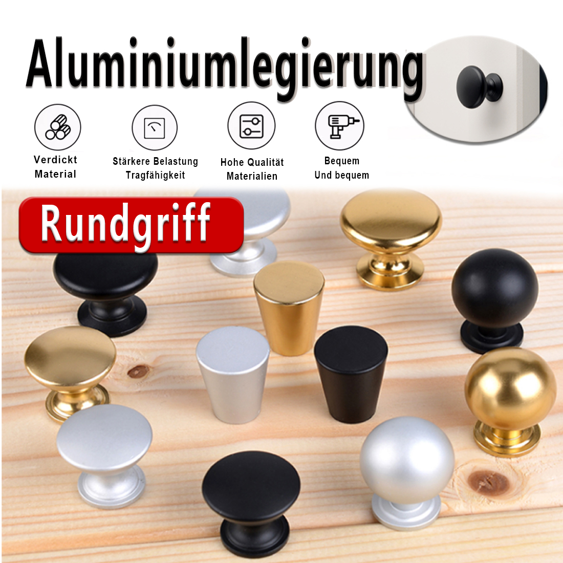 5PCS Aluminum  Kitchen Cupboar - Furniture Hardware Lock recensie en prijs