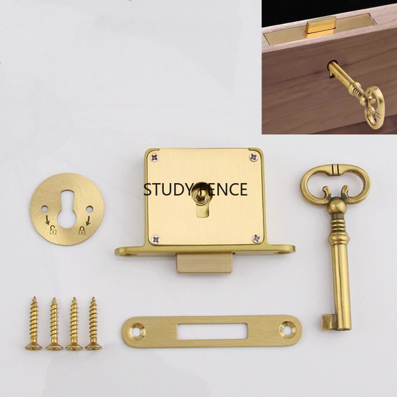 1PC Antique Metal Drawer Lock  - Furniture Hardware Lock recensie en prijs