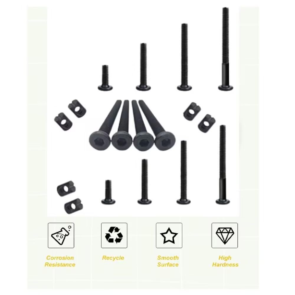 32 Set M6x12mm/16mm/25mm/35mm/ - Furniture Hardware Nut recensie en prijs
