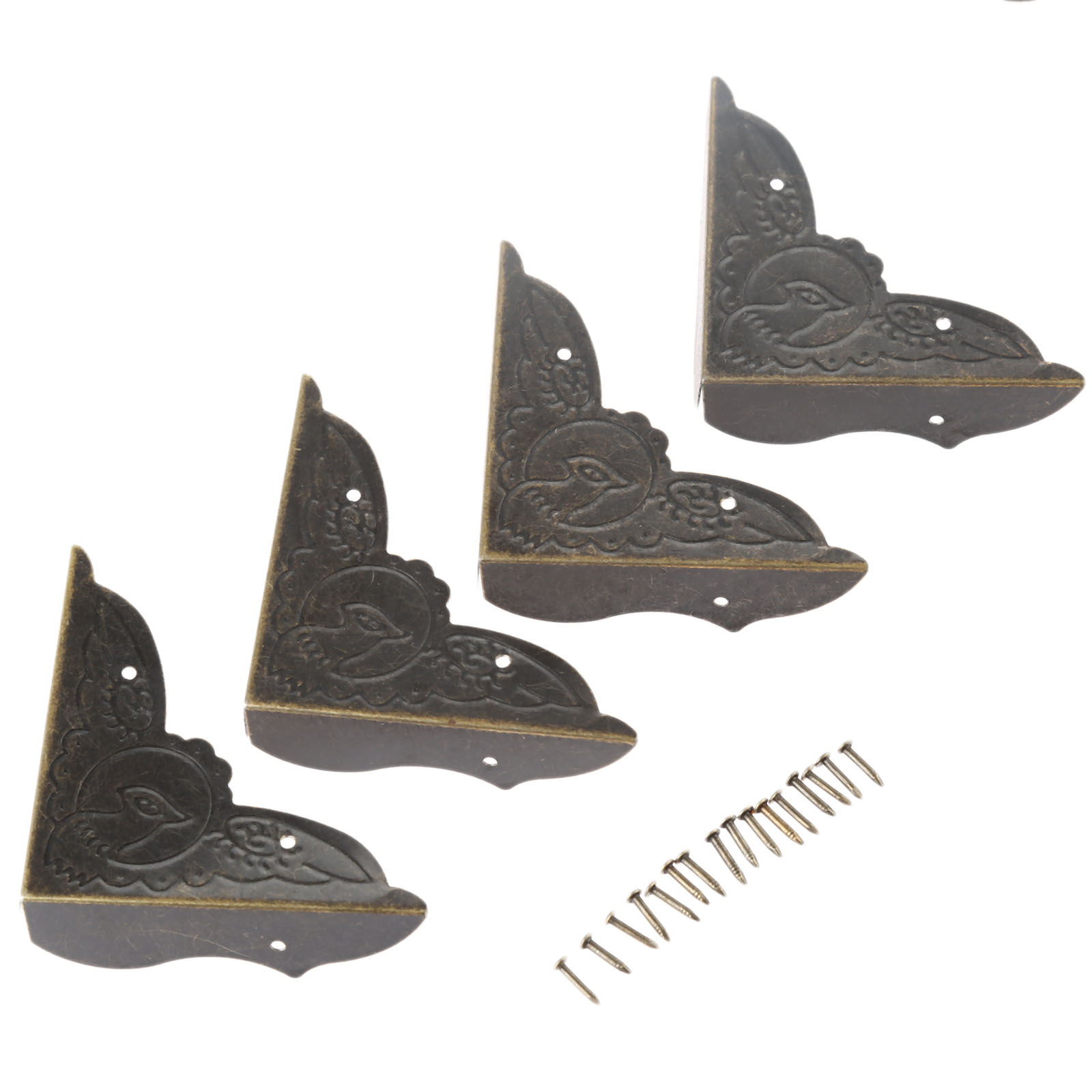 4Pcs Antique Brass Corner Brac - Furniture Hardware For Legs recensie en prijs