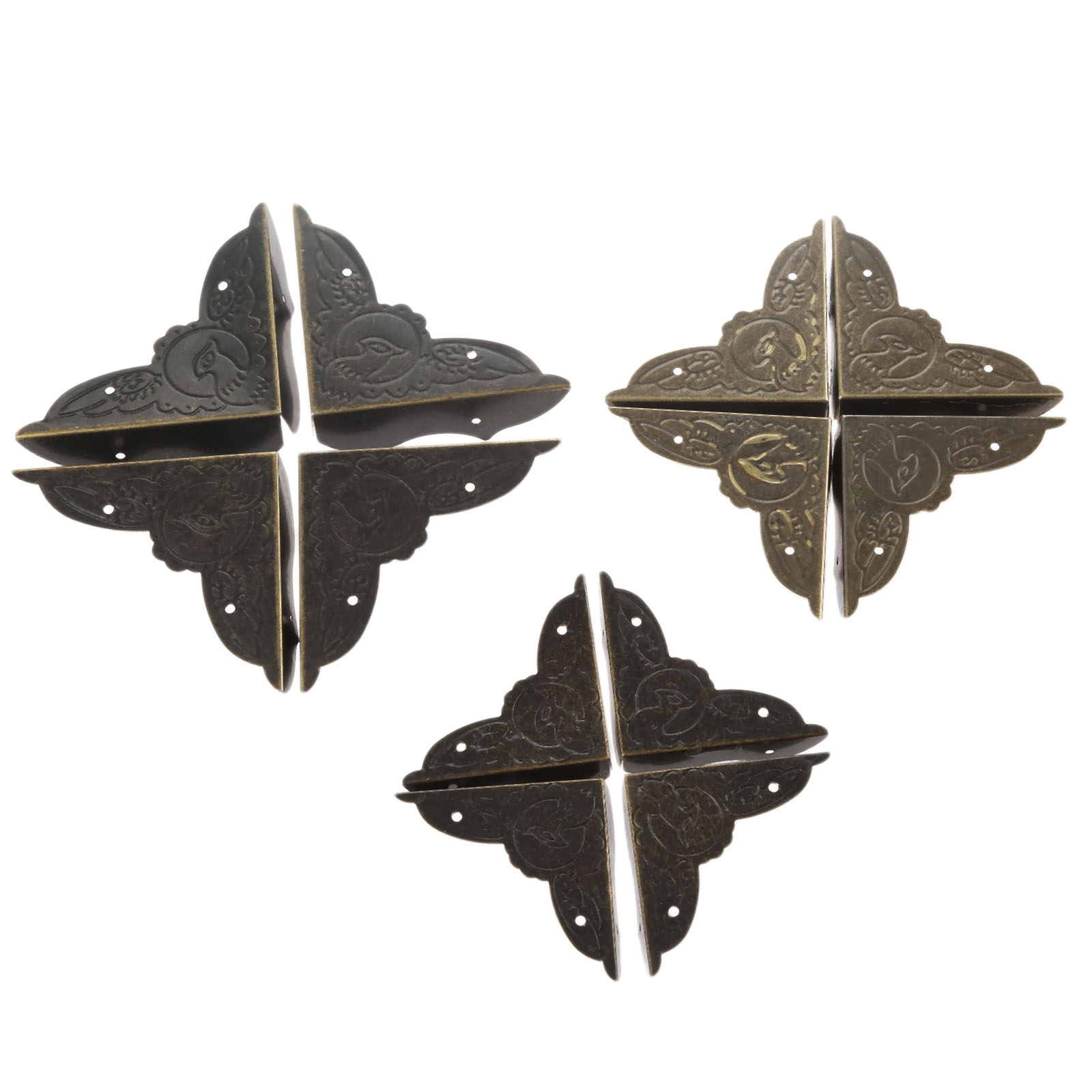 4Pcs Antique Brass Corner Brac - Furniture Hardware For Legs recensie en prijs